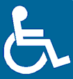 Bild zeigt einen Rollstuhl.